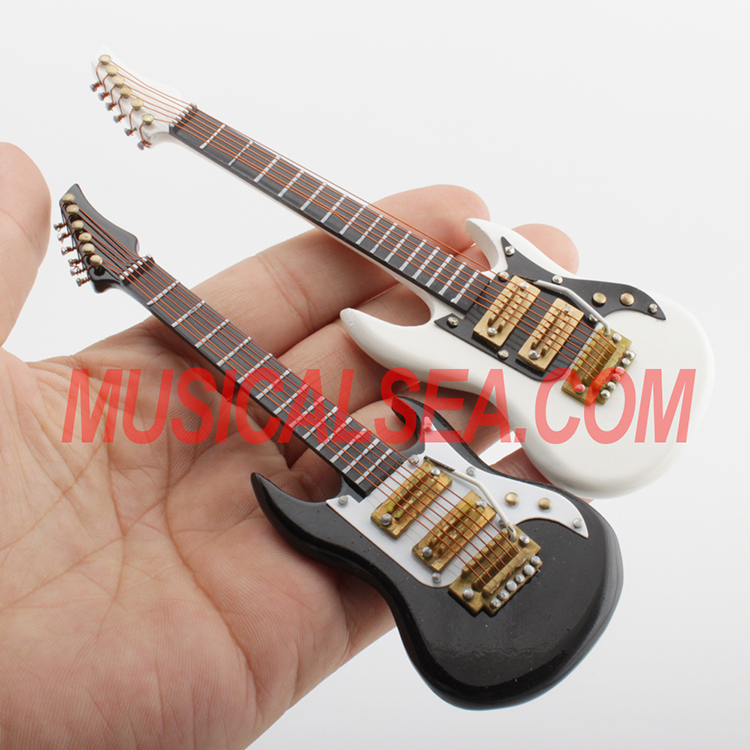Miniature collectible guitar wood handmade or